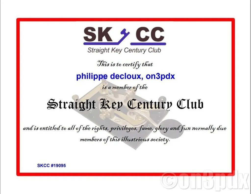SKCC strait key century club