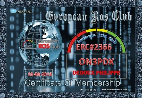 certificat of membership