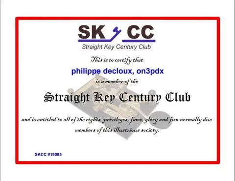 SKCC strait key century club