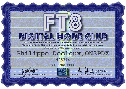 FT8 Digital mode club