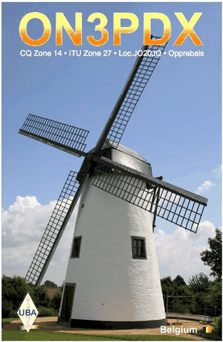 Opprebais QSL on3pdx